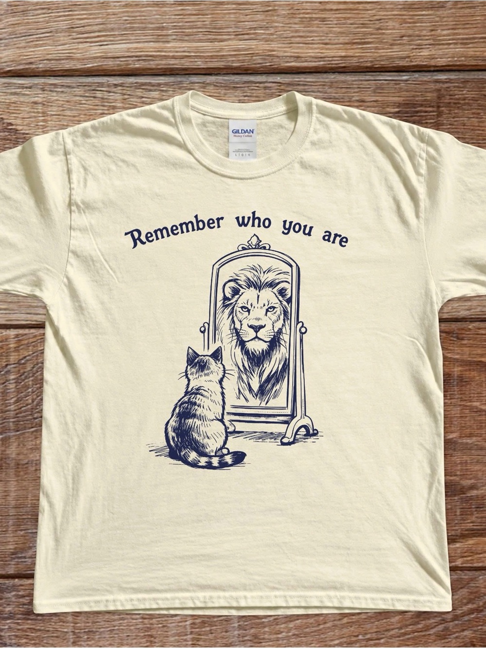 Remember who you are Cat and tiger Graphic Tee